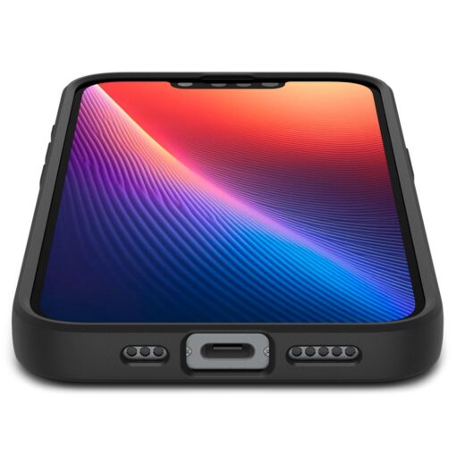 Spigen Liquid Air case for iPhone 16E Matte Black - Image 8