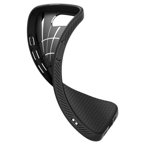 Spigen Liquid Air case for iPhone 16E Matte Black - Image 11