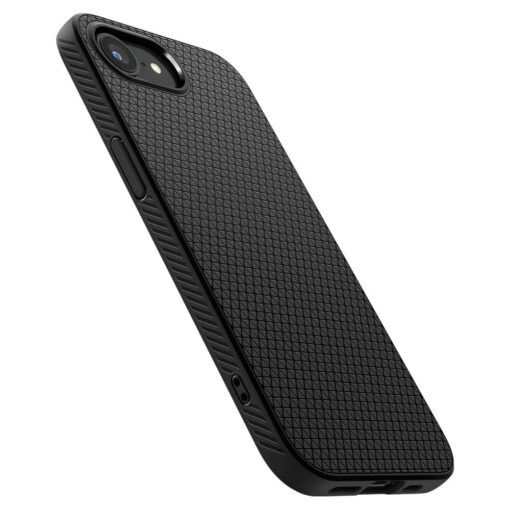 Spigen Liquid Air case for iPhone 16E Matte Black - Image 12