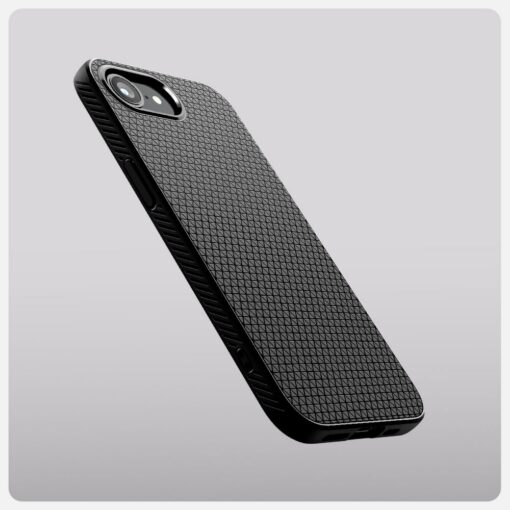 Spigen Liquid Air case for iPhone 16E Matte Black - Image 16