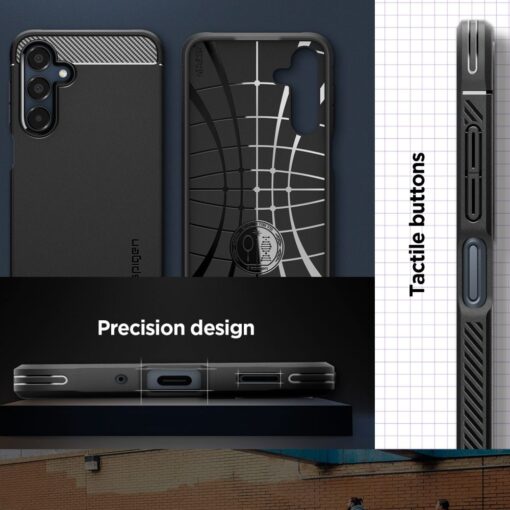 Spigen Rugged Armor Case for Samsung Galaxy A16 4G / 5G Matte Black - Image 14