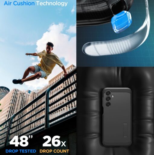 Spigen Tough Armor Case for Samsung Galaxy A16 4G / 5G Black - Image 12