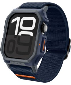 Spigen Lite Fit "Pro" Case for Apple Watch 10 (46mm) Navy Blue