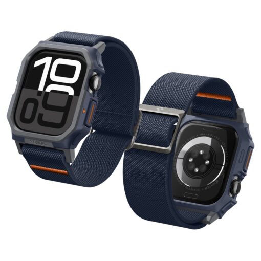 Spigen Lite Fit "Pro" Case for Apple Watch 10 (46mm) Navy Blue - Image 2