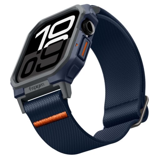 Spigen Lite Fit "Pro" Case for Apple Watch 10 (46mm) Navy Blue - Image 3