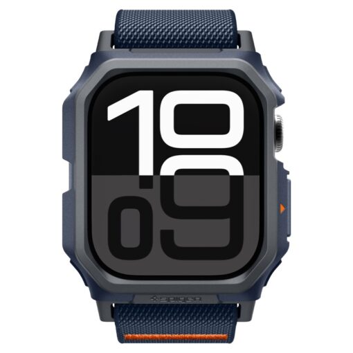 Spigen Lite Fit "Pro" Case for Apple Watch 10 (46mm) Navy Blue - Image 7