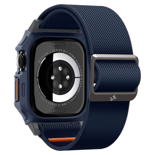 Spigen Lite Fit "Pro" Case for Apple Watch 10 (46mm) Navy Blue - Image 9