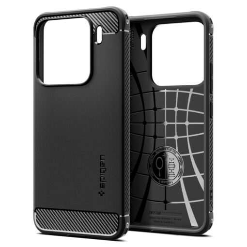 Spigen Rugged Armor Case for Xiaomi 15 Matte Black - Image 2