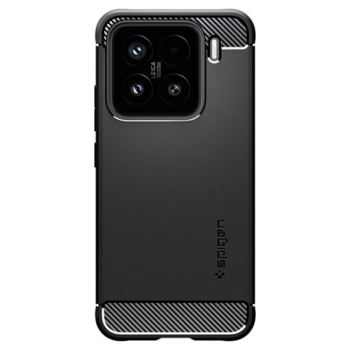 Spigen Rugged Armor Case for Xiaomi 15 Matte Black - Image 6