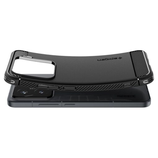 Spigen Rugged Armor Case for Xiaomi 15 Matte Black - Image 8