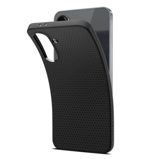 Spigen Liquid Air case for Samsung Galaxy A56 5G Matte Black - Image 7