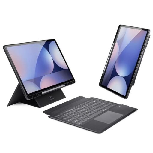 Tahvelarvuti ümbris klaviatuuriga Dux Ducis DK Samsung X920/X926 Tab S10 Ultra/X910/X916 Tab S9 Ultra/X900/X906 Tab S8 Ultra must