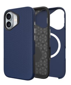 Telefoniümbris Perfectionists Triangle Mag Case Apple iPhone 16 tumesinine