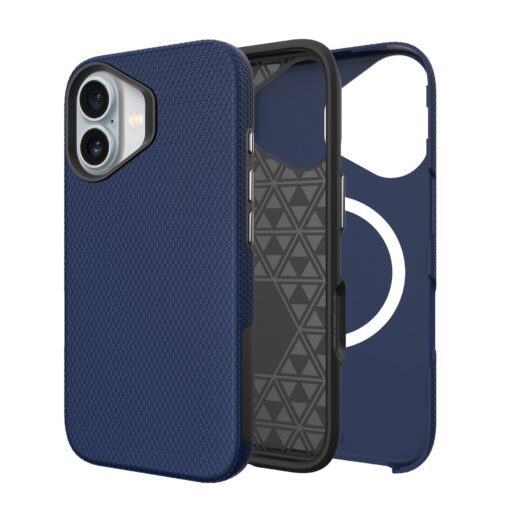 Telefoniümbris Perfectionists Triangle Mag Case Apple iPhone 16 Plus tumesinine