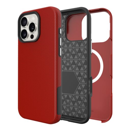 Telefoniümbris Perfectionists Triangle Mag Case Apple iPhone 16 Pro punane