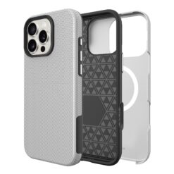 Telefoniümbris Perfectionists Triangle Mag Case Apple iPhone 16 Pro Max hõbedane