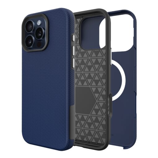 Telefoniümbris Perfectionists Triangle Mag Case Apple iPhone 16 Pro Max tumesinine