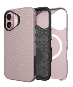 Telefoniümbris Perfectionists Triangle Mag Case Apple iPhone 15 roosa kuld