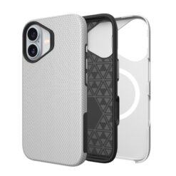 Telefoniümbris Perfectionists Triangle Mag Case Apple iPhone 13/14 hõbedane
