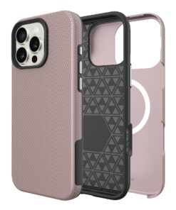 Telefoniümbris Perfectionists Triangle Mag Case Apple iPhone 14 Pro Max roosa kuld