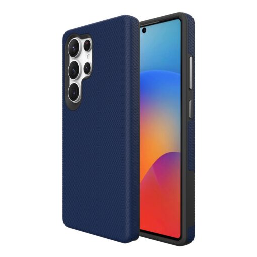 Telefoniümbris Perfectionists Triangle Case Samsung S928 S24 Ultra tumesinine