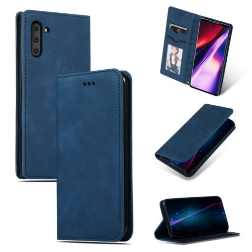 Telefoniümbris Business Style Xiaomi Redmi Note 14 Pro 4G tumesinine