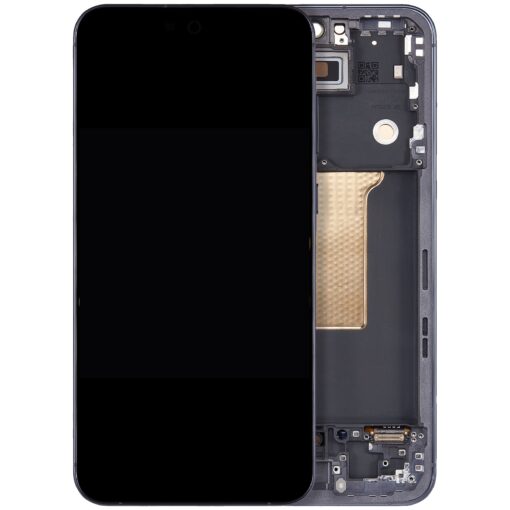 LCD ekraan Samsung A556 A55 5G puuteekraani ja raamiga Awesome Navy OLED (real size)