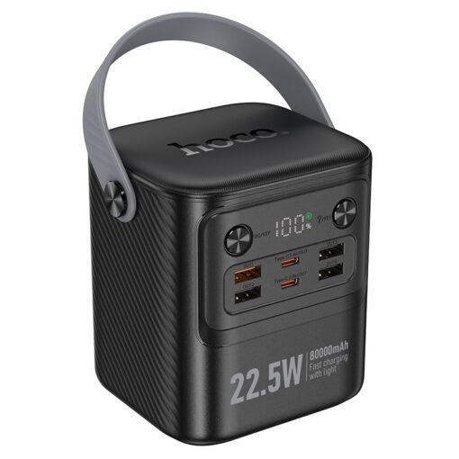 Väline aku Power Bank Hoco J152 22.5W+PD20W 80000mAh must