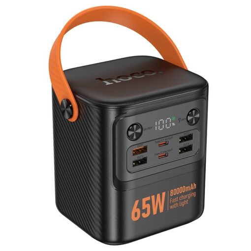 Väline aku Power Bank Hoco J152 Pro PD65W 80000mAh must