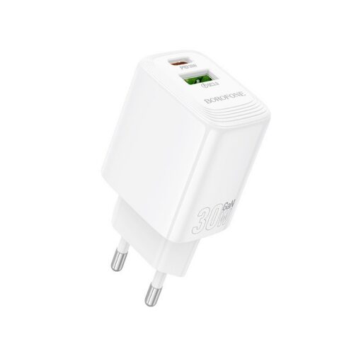 Laadija Borofone BN29 30W USB-C/USB-A valge