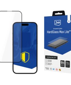 LCD kaitsev karastatud klaas 3mk Hard Glass Max Lite Apple iPhone 16e must