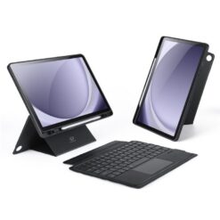 Tahvelarvuti ümbris klaviatuuriga Dux Ducis DK Samsung X210/X215/X216 Tab A9 Plus 11.0 must