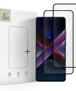 LCD kaitsev karastatud klaas Tech-Protect Glass Fit+ 2-Pack Xiaomi Poco X7 Pro must