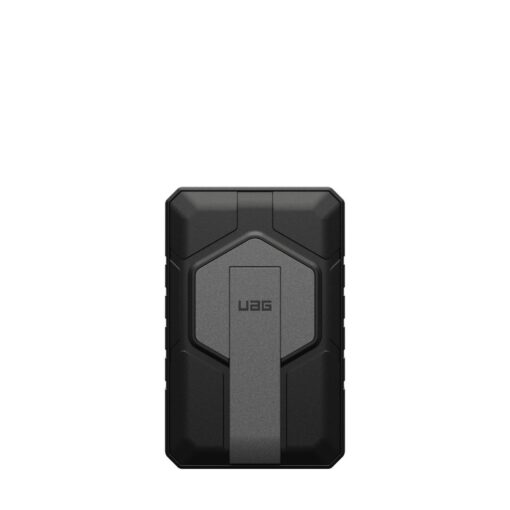 Akupank juhtmevaba laadimisega + USB-C ja USB-A pesaga, 10.000 mAh, 20W, must/hall, MagSafe ühilduv, tugijalaga, Urban Armor Gear (UAG)