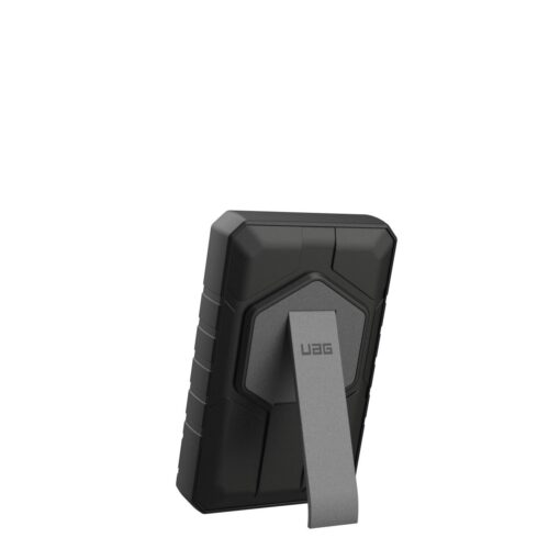 Akupank juhtmevaba laadimisega + USB-C ja USB-A pesaga, 10.000 mAh, 20W, must/hall, MagSafe ühilduv, tugijalaga, Urban Armor Gear (UAG) - Image 6