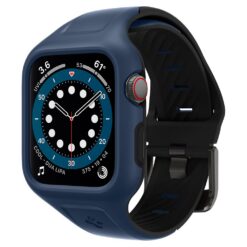 Kaitseümbris Liquid Air Pro, Apple Watch SE (2024/2023/2022) / SE / Series 6 / 5 / 4 (44mm), koos kellarihmaga, sinine, Spigen