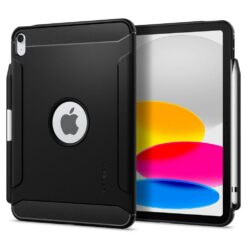 Kaitseümbris Rugged Armor, Apple iPad 11" (2025) / iPad 10.9" (2022), must, Spigen