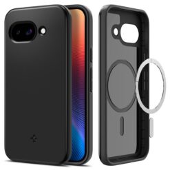 Kaitseümbris Thin Fit (MagFit), Google Pixel 9a, must, õhuke, MagSafe ühilduv, Spigen