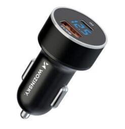Car charger Wozinsky (WDCCAC) (1xUSB 1xUSB-C 3A) 36W black