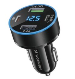 Car charger Wozinsky (WDCCB) (2xUSB 2xUSB-C 3A) 50W black