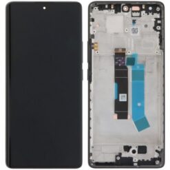 LCD screen Xiaomi Redmi Note 14 Pro 4G with touch screen with frame Midnight Black original (service pack)