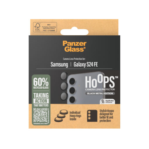 Tagakaamerate kaitseklaasid Hoops, Samsung Galaxy S24 FE, PanzerGlass - Image 3