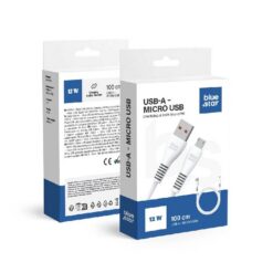 USB cable Blue Star (DC99M) microUSB (2A) 1m white