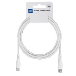 USB cable Blue Star (PJ72) "USB-C (Type-C) to Lightning" (27W) 1m white