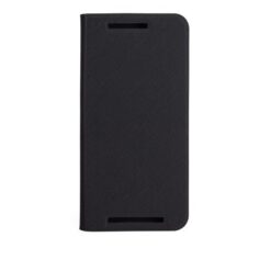 Kaitseümbris kaanega FolioCase Viskan, HTC One M9, must, Xqisit
