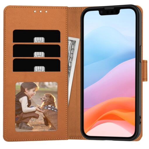 Telefoniümbris Fancy Wallet Xiaomi Redmi 14C/Redmi A4/Poco C75 pruun - Image 2