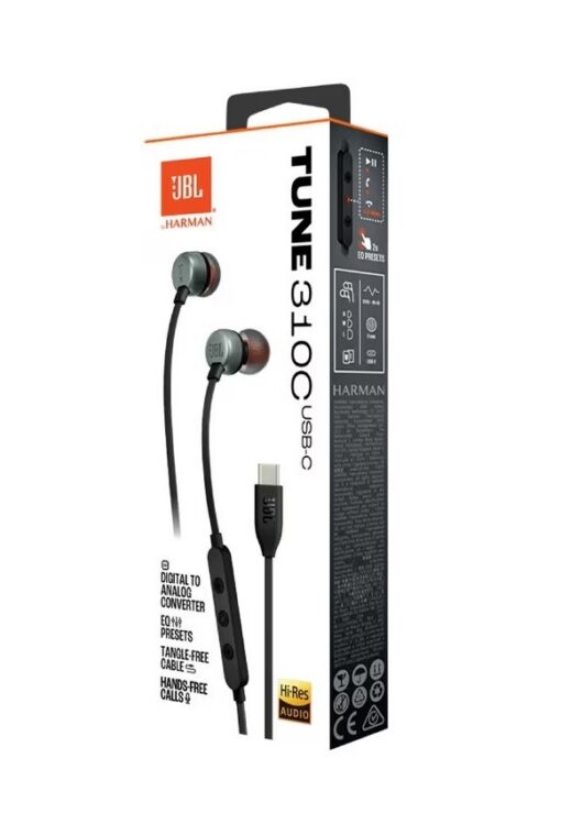 Kõrvaklapid JBL Tune 310C USB-C mustad - Image 2
