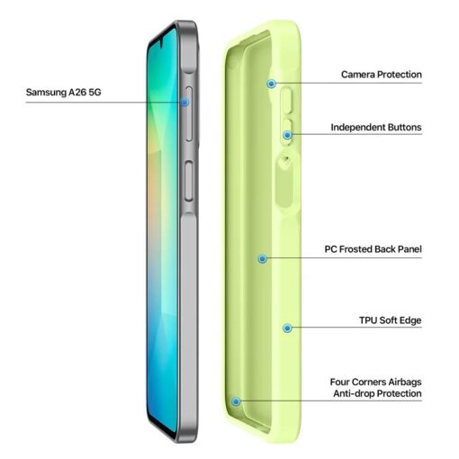 Telefoniümbris Dux Ducis Yind Samsung A266 A26 5G-le roheline - Image 3