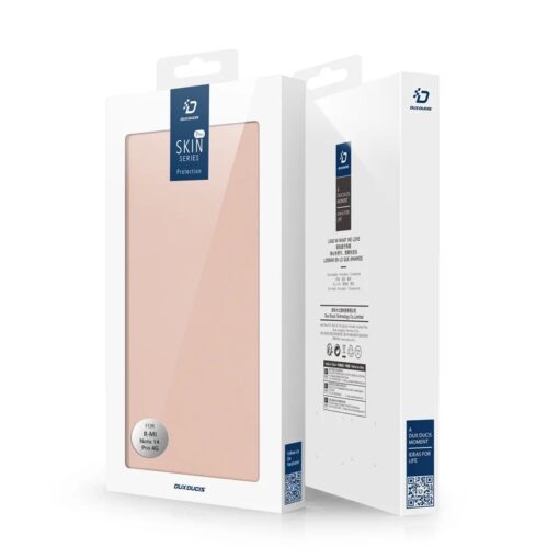 Telefoniümbris Dux Ducis Skin Pro Xiaomi Redmi Note 14 Pro 4G roosa-kuld - Image 5