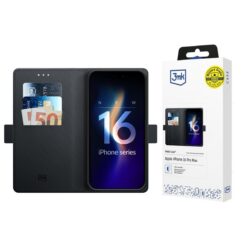 Kaitseümbris kaanega Wallet Case, Google Pixel 9a, must, 3mk
